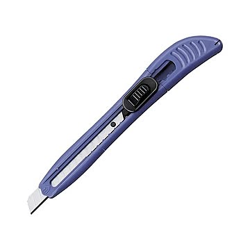 （まとめ） コクヨカッターナイフ（標準型・グリップ付） ユニバーサルデザイン ブルー HA-7NB 1本 【×30セット】