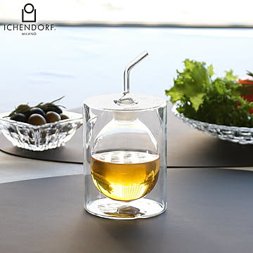 イッケンドルフ ミラノ CILINDRO ダブルウォール オリーブオイルボトル 200ml ICHENDORF MILANO