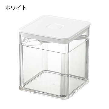 山崎実業 スプーン付き バルブ付き密閉保存容器 タワー tower