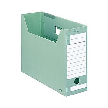 （まとめ）コクヨ ファイルボックス-FS（Eタイプ）（A4ジャスボックス）A4ヨコ 背幅102mm 緑 A4-LFE-g 1セット（5冊）【×10セット】