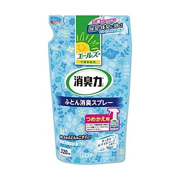 （まとめ）エステー エールズ 消臭力ふとん用消臭スプレー 詰替用 320ml 1個【×50セット】