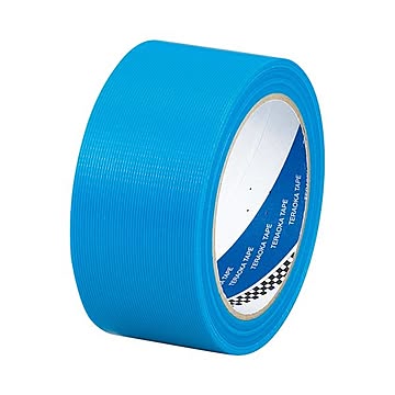 (まとめ) 寺岡製作所 養生用P-カットテープ 50mm×25m 青 No.4140アオ 1巻  【×30セット】