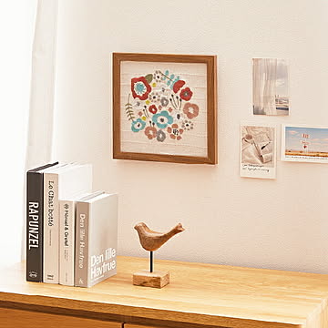 アートパネル ファブリックパネル 約25×25cm KUKKA（クッカ）