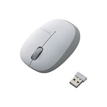 （まとめ）エレコム ELECOM ワイヤレスLEDマウス シルバーM-BL20DBSV【×5セット】