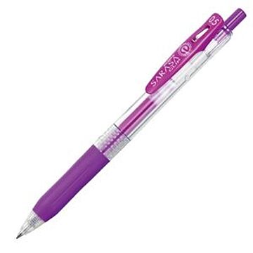 （まとめ） ゼブラ ゲルインクボールペン サラサクリップ 0.5mm 紫 JJ15-PU 1本 【×60セット】