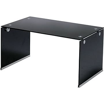 ローテーブル/強化ガラステーブルS 長方形 ガラス天板 (リビング家具)