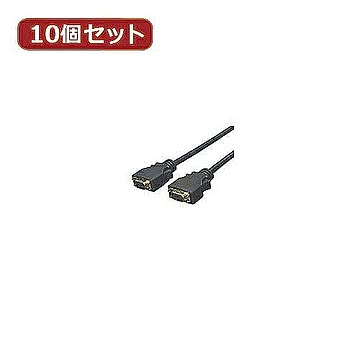 変換名人 10個セット D端子ケーブル 1.8m DD-18GX10 管理No. 4589452952557