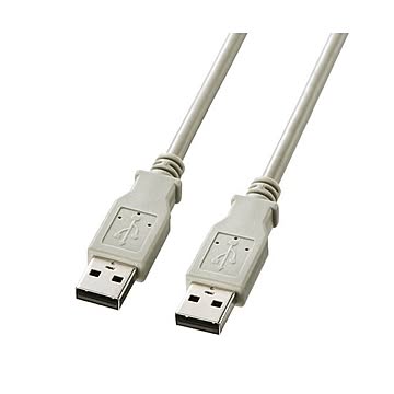 (まとめ)サンワサプライ USBケーブル KB-USB-A1K2×5セット