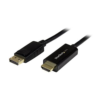 まとめStarTechDisplayPort-HDMI変換アダプタケーブル 4K対応 1m オス/オス ブラック DP2HDMM1MB1本×2セット