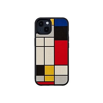 ikins 天然木ケース for iPhone 13 Mondrian Wood I21230i13