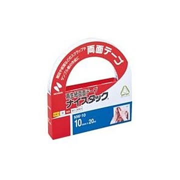(業務用100セット) ニチバン 両面テープ ナイスタック 【幅10mm×長さ20m】 NW-10