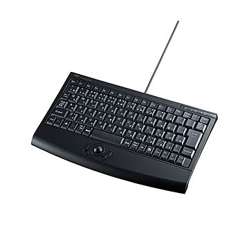 サンワサプライ トラックボール内蔵キーボード SKB-TR05BK