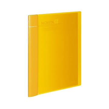 コクヨ クリヤーブックαノビータα追加式 A4タテ 24ポケット付属 黄 ラ-NT24Y 1セット10冊