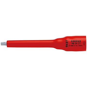 KNIPEX クニペックス ３／８ＳＱ 絶縁ソケットＴｘ２７ １０００Ｖ絶縁仕様 9829-27