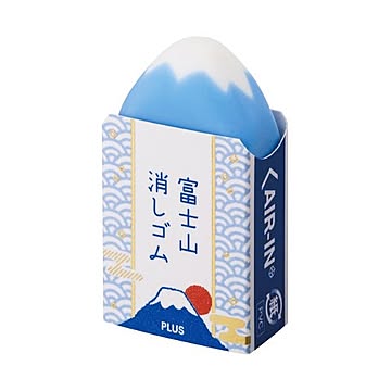 （まとめ）プラス 消しゴムエアイン富士山2青富士×30セット