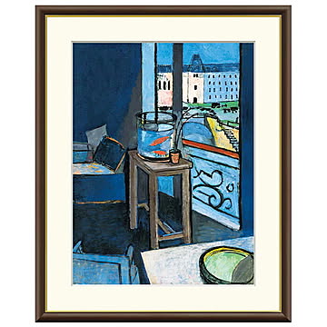 額絵 金魚鉢のある室内 アンリ・マティス 52x42cm 三幸