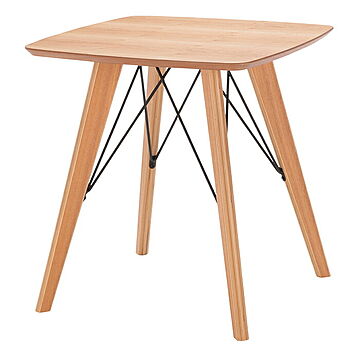 あずま工芸 テーブル カフェテーブル 組立式 幅650x奥行650x高さ690mm