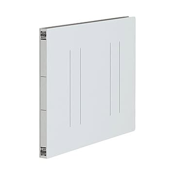 （まとめ）プラス フラットファイル縦罫A4E No.022NT GY 10冊×30セット