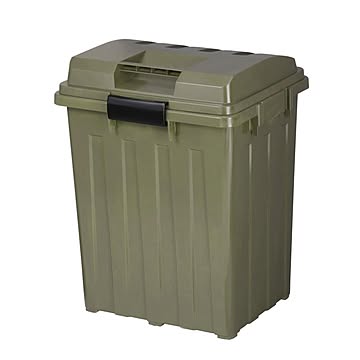 連結ハンドルペール ゴミ箱 76リットル 76L 蓋つき 屋外 ダストボックス おしゃれ フタ付き シンプル ベージュ カーキ S-R70