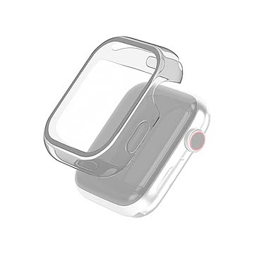 エレコム アップルウォッチ Apple Watch ケース フルカバー SE 6 5 4 （44mm） TPU ポリカーボネート クリア AW-40CSUCCR