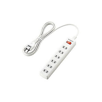 エレコム 一括スイッチ付　雷ガードタップ T-K3A-2625WH 管理No. 4953103457096