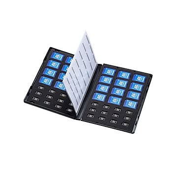 【5個セット】 サンワサプライ DVDトールケース型メモリーカード管理ケース(SDカード/microSDカード用) FC-MMC28SDMX5