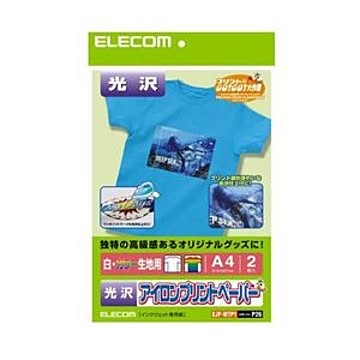 （まとめ）エレコム アイロンプリントペーパー（光沢） EJP-WTP1【×3セット】