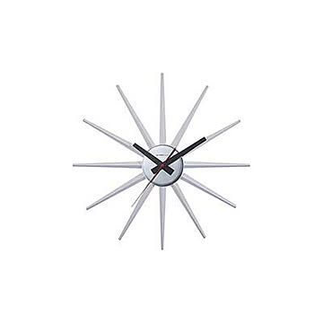 Atras2-clock アトラス2 クロック TK-2074 時計 掛け時計 ウォールクロック スイーブムーブメント アナログ 電池式 直径46.5cm 木製 スチール ウッド 北欧テイスト