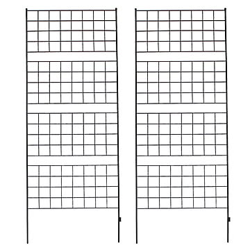 アイアンフェンス 2枚組 組立式 グラフ IF-GR024-2P 幅885x奥行13x高さ2260mm 住まいスタイル