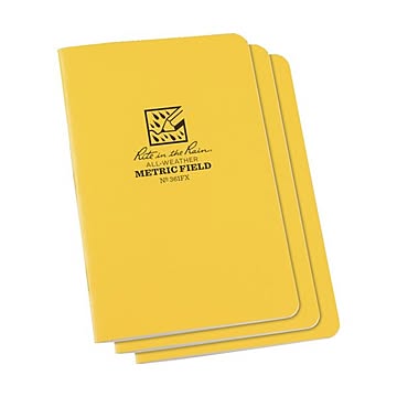 まとめ ライトインザレインステイプルノートブック メトリック・フィールド 361FX 1パック3冊 ×5セット
