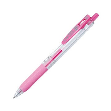 (まとめ) ゼブラ ゲルインクボールペン サラサクリップ 0.4mm ライトピンク JJS15-LP 1本  【×100セット】