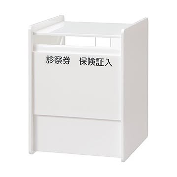 （まとめ） アスト アクリル診察券入れ ホワイト746511 1個 【×3セット】