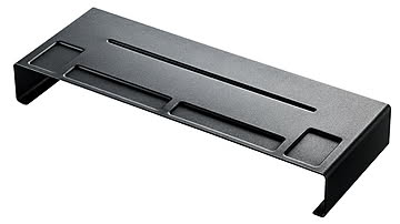 山崎実業 タワー PCモニタースタンド 小物トレイ付き ブラック