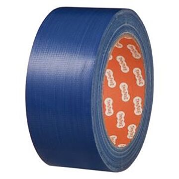 （まとめ） TANOSEE 布テープ（カラー） 50mm×25m 青 1巻 【×15セット】