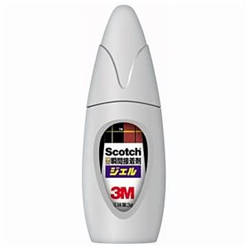 （まとめ） 3M スコッチ 強力瞬間接着剤 ジェル 多用途 3g 7005S 1本 ×10セット