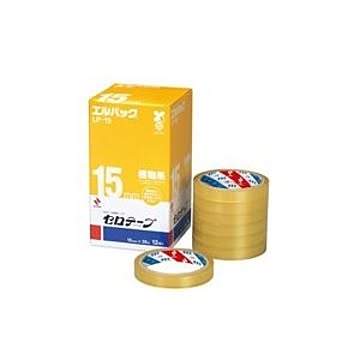 （まとめ）ニチバン セロテープ Lパック LP-15 15mm×35m 12巻【×2セット】