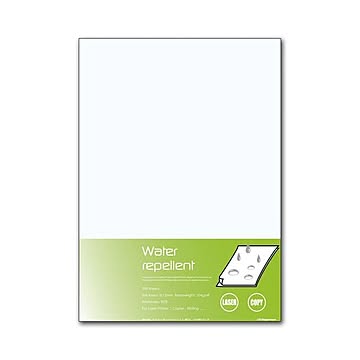 (まとめ) 長門屋商店 撥水紙 ウォーターリペレント A3 厚口 104g ナ-WR202 1冊(100枚) ×2セット