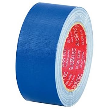 （まとめ） スリオンテック 布粘着テープ No.3390 50mm×25m 紺 No.3390-50NB 1巻 【×10セット】