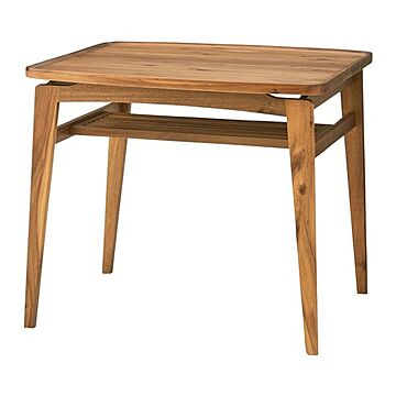 木目調ダイニングテーブル/リビングテーブル  木製 天然木/アカシア NET-721T