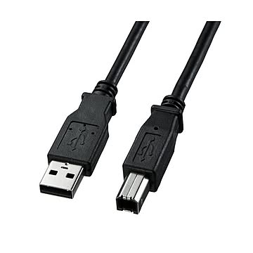(まとめ)サンワサプライ USB2.0ケーブル KU20-3BKK×5セット