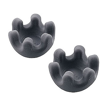 エレコム ツボ押し グッズ たまご型 2個セット コンパクト ハード ダークグレー HCK-FAEHGY 管理No. 4549550230834