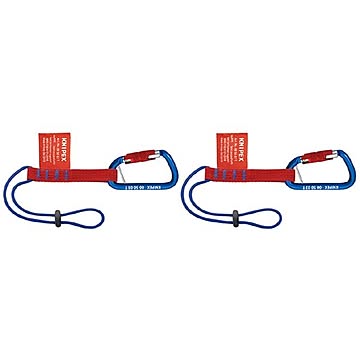 KNIPEX クニペックス 落下防止ストラップ用アダプターカラビナ付   005006TBK2個入