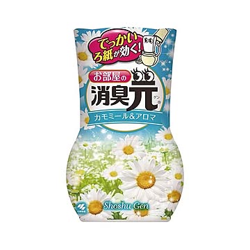 （まとめ）小林製薬 お部屋の消臭元カモミール＆アロマ 400ml 1セット（3個）【×5セット】