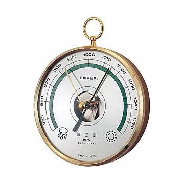 (まとめ)EMPEX 予報官(気圧計) BA-654×2セット