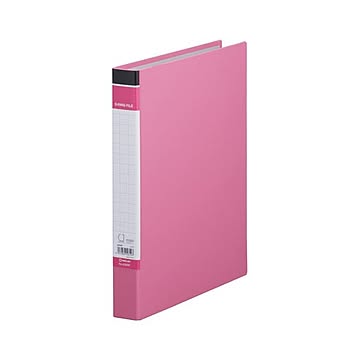 （まとめ） キングジム リングファイル BF A4タテ型 背幅37mm ピンク 適正収容：210枚 【×20セット】