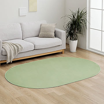 イケヒコ・コーポレーション ピオニー2 ラグ 140×200cm スカイグリーン