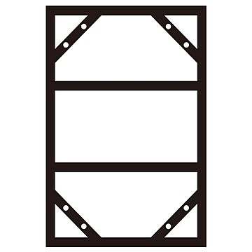 スライドアングル (300×600mm・明治山型用) KHY-3SA