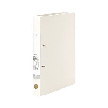 （まとめ） リヒトラブ リクエスト・D型リングファイル A4判タテ型（背幅34mm） G2220-0 白 1冊入 【×5セット】