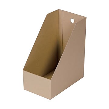 まとめ TRUSCO段ボール製A4縦型ファイルボックス 間口155 DB-BOXTW 1冊 ×30セット