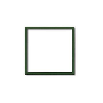 角額木製正方額・壁掛けひも■5767 250角(250×250mm)「グリーン」